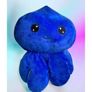 Goffa Octopus Plush Blue With Green 12”